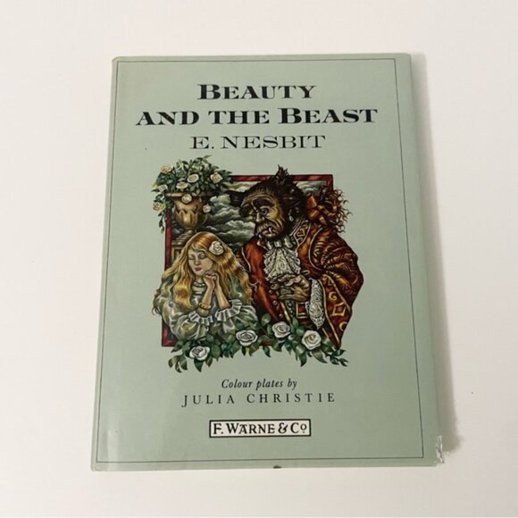 Vtg Beauty and the Beast Book E Nesbit illus by Julia Christie Mini Book - Picture 11 of 12